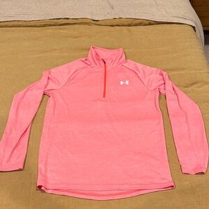 Under Armour Coral Quarter-Zip Pullover